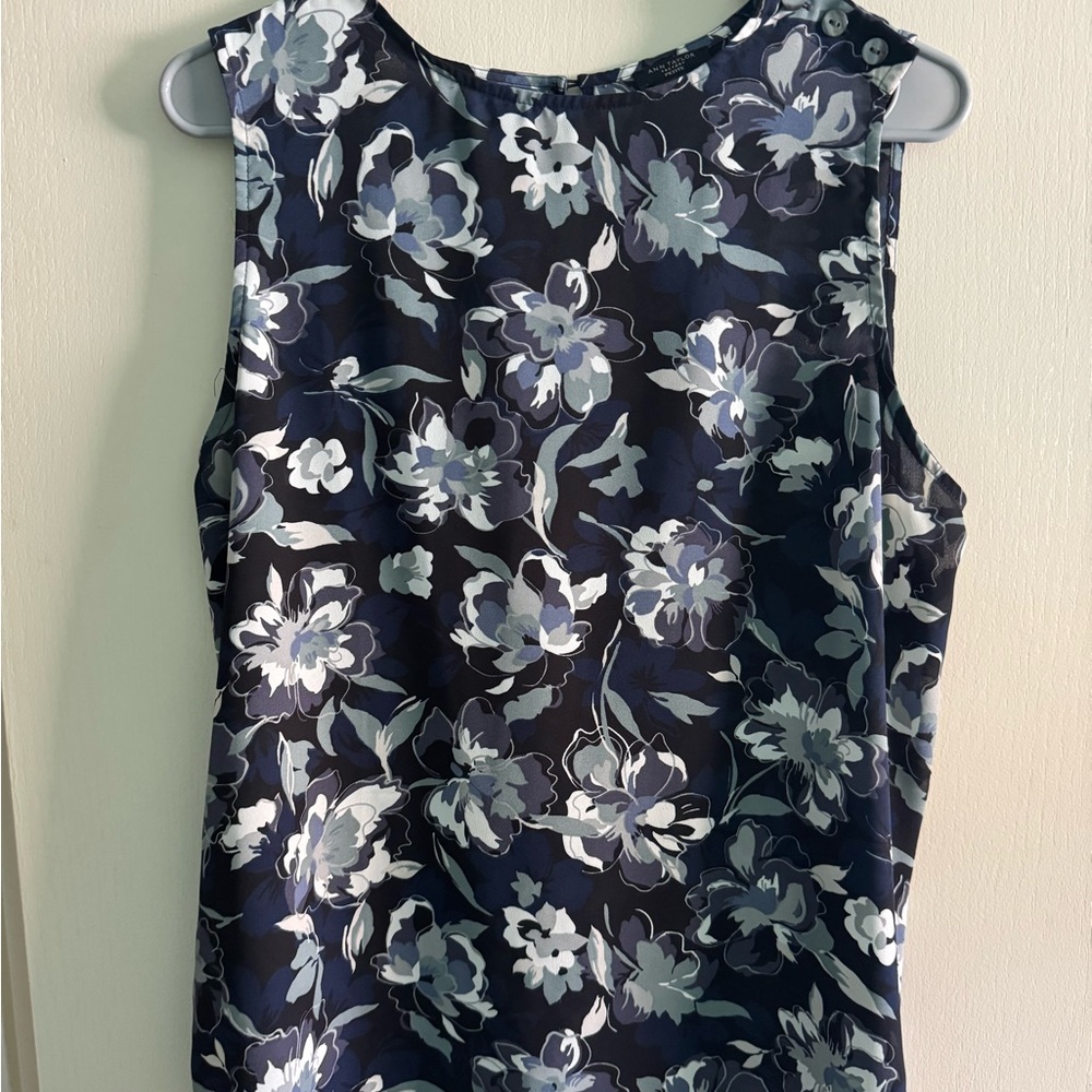 Ann Taylor Floral Sleeveless Top